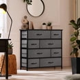 thumbnail image 2 of Sorbus Dresser with 8 Drawers- Black, 2 of 6
