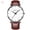 T, variante sur Cameland Montres Mode Ultra Fines pour Couple Hommes et Femmes, Montre d'Affaires en Maille d'Acier Inoxydable à Quartz