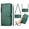 thumbnail image 3 of Google Pixel 7A 5G Case ,Zipper Handbag Wallet Leather Cover with Crossbody Detachable Lanyard Strap, 3 of 5