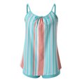 thumbnail image 4 of EGNMCR Bikini Set Swimsuits For Women Two Piece Bathing Suits Floral Print Tank Tops With Boyshorts Swimming Suits, 4 of 6