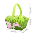 thumbnail image 3 of karymi Portable Non-Woven Basket Decoration Easter Basket Home Textile Storage Storage Container Up to 60% off, 3 of 7