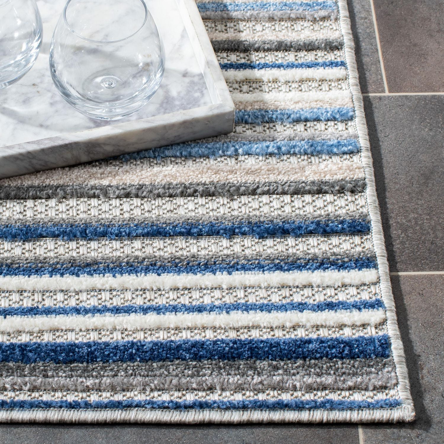 Safavieh Cabana Siomha Striped Outdoor Area Rug