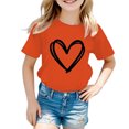thumbnail image 2 of WEAIXIMIUNG Mon T-Shirt d'Esclave Enfant Filles Mignon Graphique Col Rond Manche Courte Tee Été Décontracté T-Shirt 130, 2 of 5