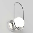 thumbnail image 5 of Artika Bloom Contemporary LED Wall Sconce Light Chrome Frosted Diffuser, 5 of 5