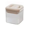 thumbnail image 2 of Wzzjkit Contenants de Céréales Rangement, Réservoir Scellé à Pression Rangement de Cuisine Réservoir de Qualité Alimentaire Boîte de Rangement de Grains en Plastique, Contenant de Rangement pour Riz, 2 of 3