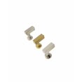 thumbnail image 3 of Cabinet Knob 12 mm Square Bar (T Style) 35 mm long – Solid Brass Cabinet Knob with Detachable Base Plate – Brushed Brass, Polished Nickel, Satin Nickel, 3 of 4