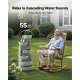 thumbnail image 4 of VEVOR Outdoor Water Fountain 5-Tier Bowl-Shaped Cascading 31.5 in Fountains, 4 of 9