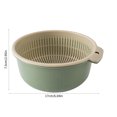 thumbnail image 2 of Fruit Basket for Kitchen Sieves Sink Strainer Kitchen Double Drainage Basket Fruit Vegetable Washing Strainer Multi-Purpose Washing Storage Basket Kitchen Cleaning Accessories Kitchen Sink Strainer, 2 of 7
