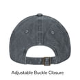 thumbnail image 2 of ZICANCN National Wind Pattern Adjustable Baseball Cap Women , Hats for Men Adult Washed Cotton Denim Baseball Caps Fashion Navy Blue, 2 of 6