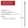 thumbnail image 3 of Runzkzy 29inch Fiberglass 6/12 PCS Archery and Hunting Arrows Combined with Recurve Bows and Arrows, 3 of 12