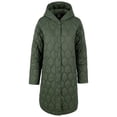thumbnail image 1 of Trespass Manteau Matelassé pour Femmes, Légèrement Rembourré, Longueur Longue, Phase de Chaleur Froide, 1 of 7