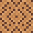 thumbnail image 1 of Ahgly Tapis d'Intérieur Lavable en Machine Carré Acajou Brun, 8 Pieds Carré, 1 of 7