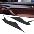 thumbnail image 1 of Inside Car Door Pull Handle Cover, Left Right Fade Resistant Matte Black Protective Interior Door Pull Handle Covers  for 5 Series G30 G31 F90 M5 2017-2022, 1 of 7