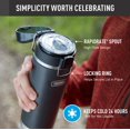 thumbnail image 3 of THERMOS, ICON Series, Stainless Steel Water Bottle w/Spout, Granite, 710mL, 3 of 9