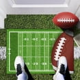 thumbnail image 4 of TIELUTT Sports Area Carpets Retro Football Field And Rugby Floor Mats Non Door Mats Living Room Dining Big Area Rugs Band Blanket Throw Throw Blanket Throw Quilt Blanket through Blankets, 4 of 4
