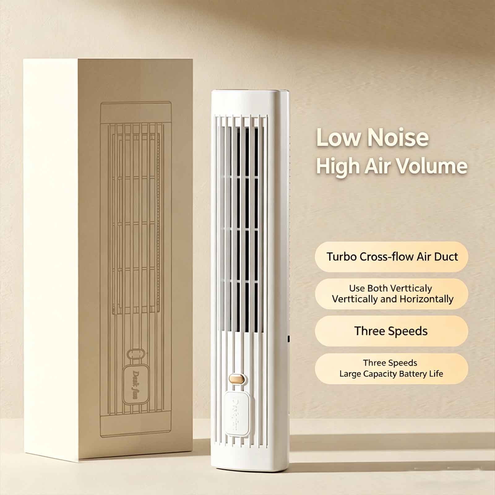 TTJ Portable Fans Handheld Fan Portable Air Conditioner 2026 Upgrade Windowless Mini AC Unit 3 Speeds Air Cooler with Cool Air Spray Rechargeable