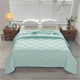 thumbnail image 2 of VogueV Dual-Side Cooling Blanket - Temperature-Regulating Bedding for Hot Sleepers Light blue, 2 of 8