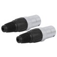 thumbnail image 4 of 2Pcs RJ45 Bouchon Étanche, Alimentation de Récipient de Montage en Alliage de Zinc Portable, Matériau Isolant Ignifuge EL-RJ-A Connecteur de Panneau Noir, 4 of 8