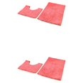 thumbnail image 1 of kurtrusly 1/2/3 Polyester Chenille Rug Carpet With Soft Texture Good Stepping Feeling And Strong Grip Prompt Pink Orange 50*80+50*50 2PCS, 1 of 6