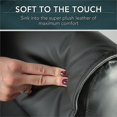 thumbnail image 3 of BBF - Chaise - Dossier Bas - Accoudoirs - Cuir Reconstitué - Noir, 3 of 7