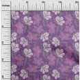 thumbnail image 2 of oneOone Velvet Purple Fabric Florals Sewing Craft Projects Fabric Prints By Yard 58 Inch Wide, 2 of 4