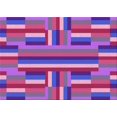 thumbnail image 1 of Ahgly Company Machine Washable Indoor Rectangle Transitional Medium Purple Area Rugs, 2' x 3', 1 of 7
