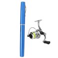 thumbnail image 2 of Fishing Portable Mini Pen Shape Fishing Rod Pole Pocket Retractable Fishing Rod with Reel Wheel, 2 of 8