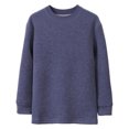 thumbnail image 1 of Manteau d'Hiver pour Garçons Uni à Col Montant Mi-Haut en Tricot Épais en Molleton Chaud, 1 of 5