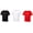 Black / White / Red, variant on Blank Activewear Pack of 3 Men's T-Shirt, Quick Dry Performance fabric