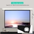 thumbnail image 4 of 60/80/100 Inch HD Projector Screen Portable Foldable 16:9 Movie Screen Curtain Support 2D, 3D, 1080p HD And 4k For Home Theater, School, Conference, Public Display, Etc, 4 of 8