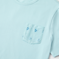 thumbnail image 4 of PatPat Family Matching Light Blue Tee and Flowy Floral Shirred Back Belted Strap Dress, 4 of 4