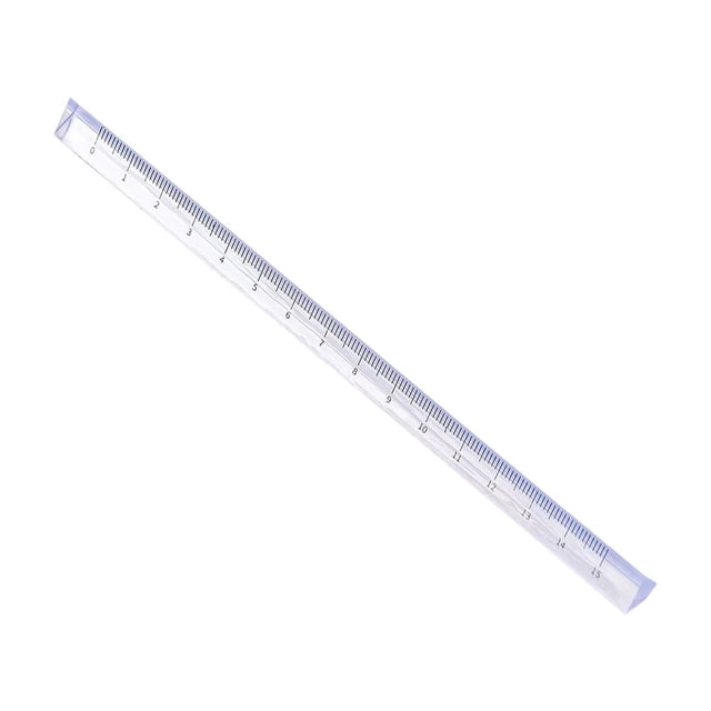 Les Étudiants Utilisent une Règle Triangulaire en Matériau Plastique Transparent