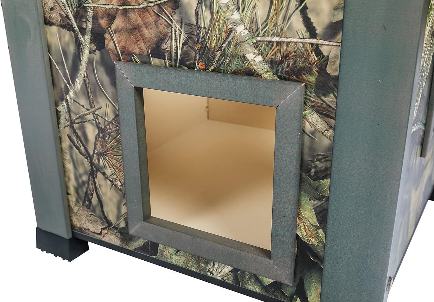New Age Pet EcoFlex Mossy Oak Feral Outdoor Cat Shelter