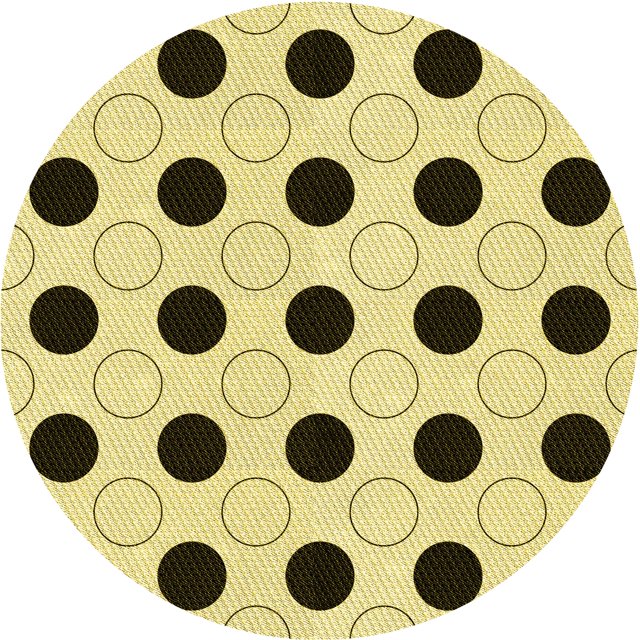 Ahgly Company Tapis d'Intérieur Lavable à la Machine, Carré, Transitionnel, Jaune Moutarde, Tapis de Zone, 3 Pieds Carré