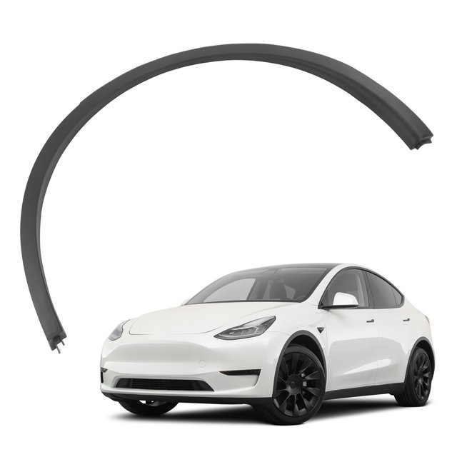 Flare for Model Y, Rear Passenger Side Flare Wheel Arch Molding, Car Side Wheel Molding Splash Guard for Model Y 2020 to 2023