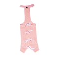thumbnail image 4 of Almencla Dog Surgery Recovery Suit Pet after Surgery Wear Adjustable Comfortable Dog Coat Pink S, 4 of 8