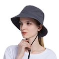 thumbnail image 1 of Women Sun Hat Wide Brim Protection Beach Hat Adjustable Bucket Hat Summer Hats, 1 of 4