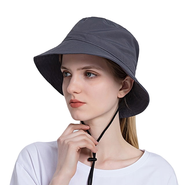 Women Sun Hat Wide Brim Protection Beach Hat Adjustable Bucket Hat Summer Hats