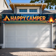 thumbnail image 3 of Forest Design Happy Camper Tent Banner Campfire Nature Scene for Outdoor Adventure Camping Event, 3 of 5