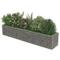 thumbnail image 2 of vidaXL Gabion Lit Surélevé Acier Galvanisé 270x50x50 cm, 2 of 5