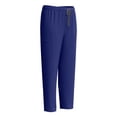 thumbnail image 3 of GreatBaby Ladies' Solid Color Pocket Stretch Nurse Work Clothes Spring Summer Lightweight Breathable Loose Hand Washing Clothes Set(Dark Blue,XXL), 3 of 8