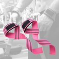 thumbnail image 4 of 2Pcs Strong Weight Lifting Straps Durable Hand Wrist Support Wraps Professional Outdoor Strength Deadlift Workout Adjustable Equipment Gear - Pink, 4 of 8