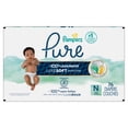 thumbnail image 3 of Pampers Pure Baby Diapers, Size 0 (10 lbs ), 76, Up to 100% Leakproof, Premium Hypoallergenic Soft Diapers, 3 of 24