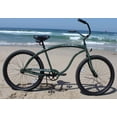 thumbnail image 2 of Firmstrong Bruiser Man Single Speed Beach Cruiser Bicycle, 26-Inch, Matte Army Green, 2 of 5