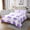Purple, variant on Erosebridal Princess Bow Coverlet Set Queen, Romantic Heart Bedding Set, Cartoon Flower Decor, 3-Piece