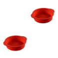 thumbnail image 4 of kurtrusly Mariage Fête Gâteau Restaurant Réutilisable Mousse Lavable Rond Moule Cuisine Gadget Accessoires Rouge 10 Pouces 2Set, 4 of 6