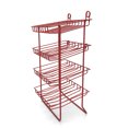 thumbnail image 2 of FixtureDisplays® Red Wire Small Bottle Canister 1.7" Wide Slot Nail Polish Display Rack Countertop 12050, 2 of 6