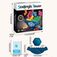 thumbnail image 4 of Tetris Puzzle Board Game Stacking Tower Toy For Kids Balance Building Block Game Parent-Child Interactive Tabletop Activity With 16 Pieces Educational Brain Teaser 0.48 Lbs, 4 of 9