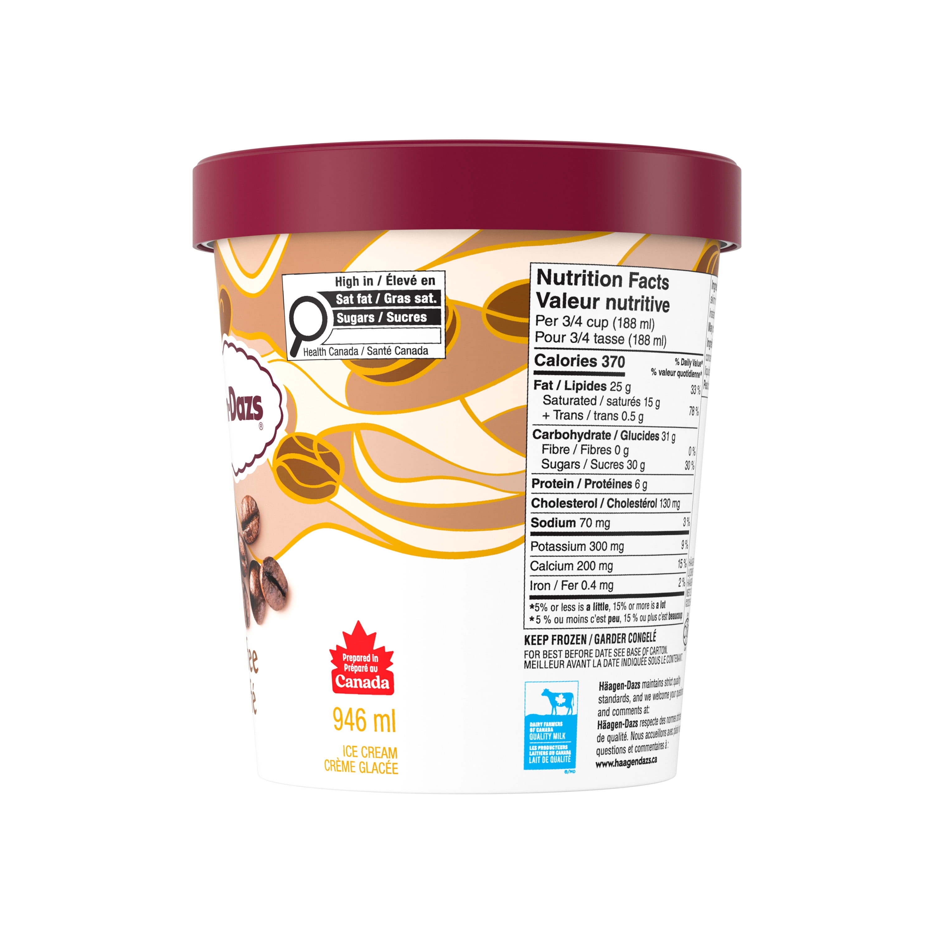 HAAGEN-DAZS Crème Glacée Café 450 ml