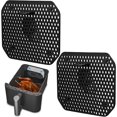 thumbnail image 1 of Lot de 2 Protège-Éclaboussures en Silicone pour Friteuse à Air Chaud Ninja SL401/400, Tapis Anti-Éclaboussures d'Huile Réutilisable et Résistant à la Chaleur avec Languettes de Verrouillage Sécurisées et Poignée à Levage Facile, Accessoire Protecteur pour Friteuse à Air Ninja Crispi, 1 of 7